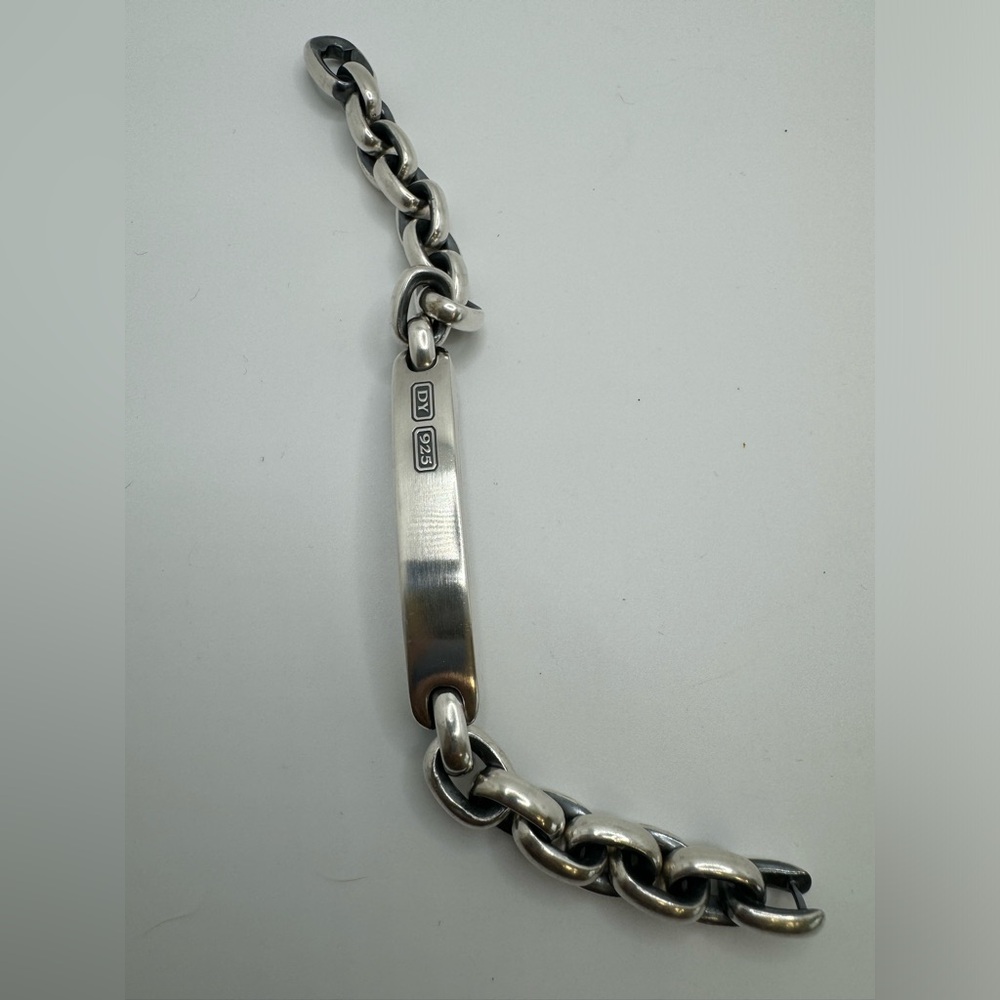 David yurman curb id link chain men bracelet
